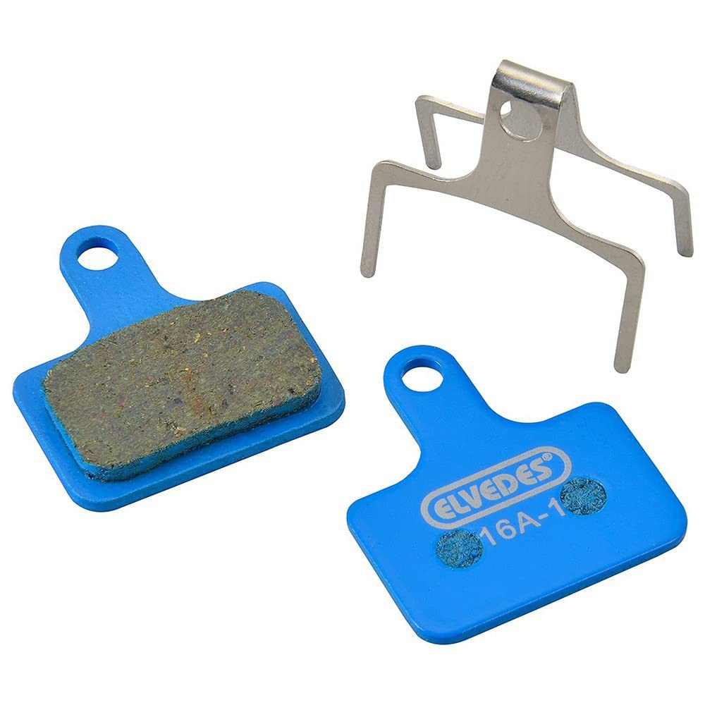 Elvedes 1 Pair Organic Set of Adults' Brake Pads for Shimano Ultegra Br-Rs805, Br-Rs505 - MTB/E-Bike/Road - Blue