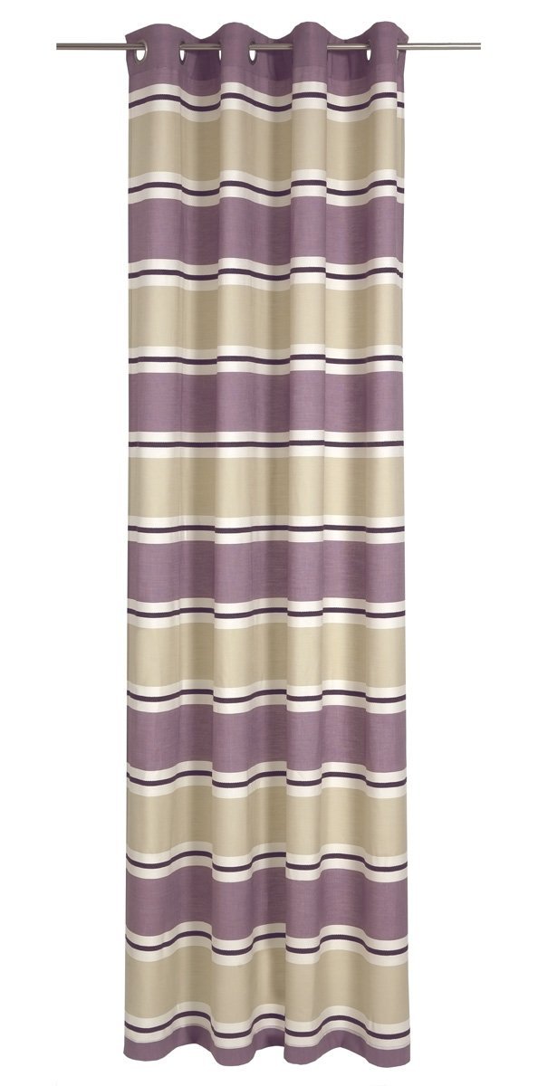 Deko Trends Lavera Berry/Beige 6236786 47 Curtain Fabric 245.0 x 140,0 x 245.0 cm Wool White — image 1