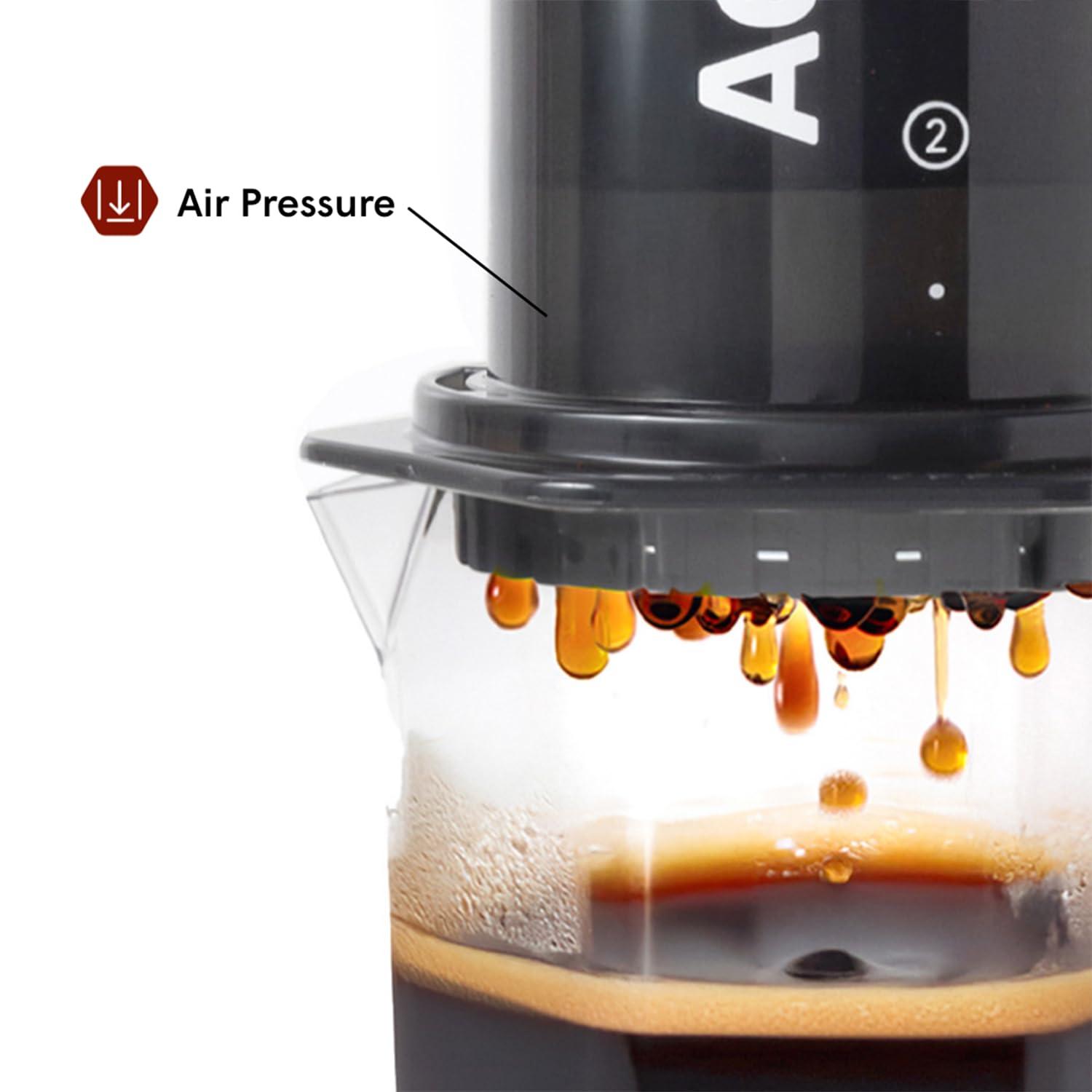 AeroPress Original XL Coffee Press – 3 in 1 brew method combines French Press, Pourover, Espresso. Full bodied, smooth coffee w/out grit or bitterness. Small portable coffee maker for camping & travel