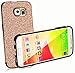 MEKO Galaxy S6 Case, Glitter Bling - Built in Sparkles Soft Gel Flexible Rubber Case[Perfect Fit] [Scratch Resistant] for Samsung Galaxy S6 -- (Gold)
