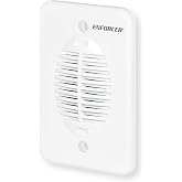 Seco-Larm SH-532BQ Flush-Mount Multi-Tone Chime, White Plastic Case, 3 Selectable Chimes, 80~88 dB Adjustable Sound Level, 12~24 VDC Operating Voltage, 130mA@12VDC Current Draw