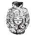 King Fury Hoodies Hoodies Sweatshirt Autumn Winter Men's Long Sleeve Pullovers 3d Print Tracksuit Plus Size