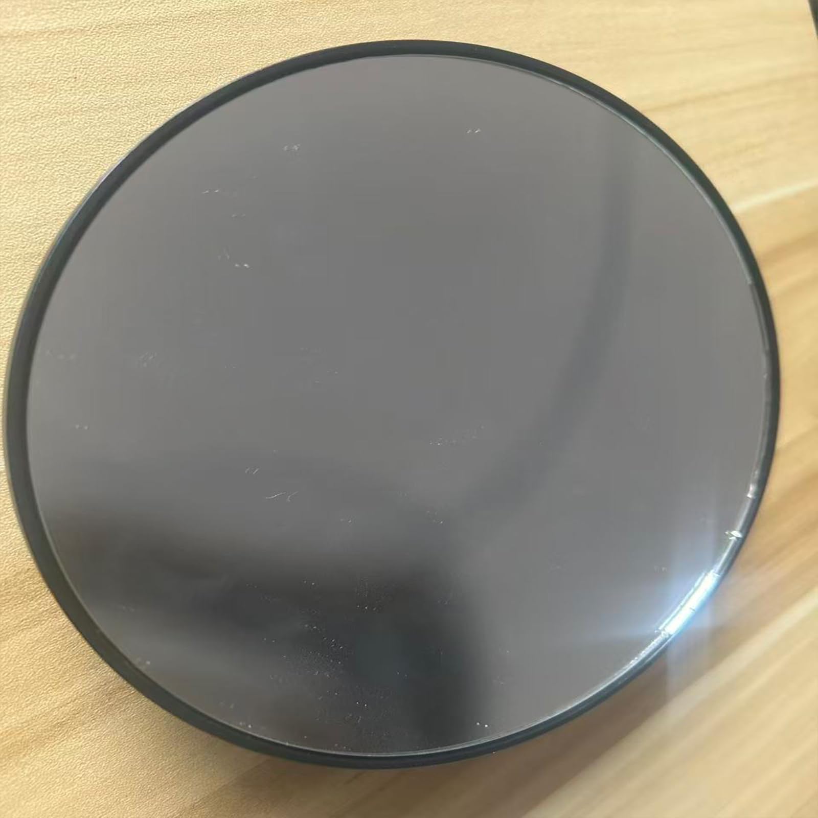 Suupvaor 30X Magnifying Mirror with 3 Suction Cups, Large 15cm Round Travel Makeup Mirror with High Magnification and Tweezers Set