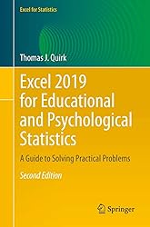 Excel 2019 for Educational and Psychological