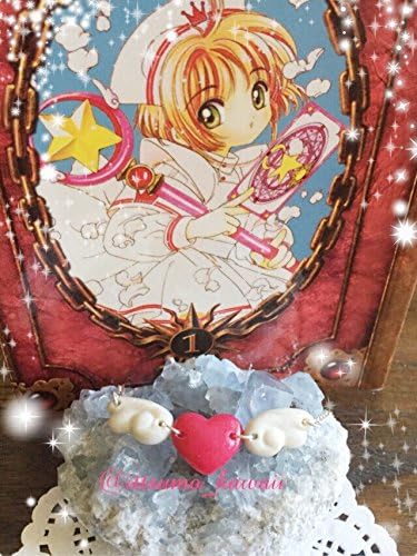 I.K.'s O.O.A.K. CCS Inspired Kawaii Heart with Wings Necklace (Ready to Ship)
