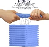 Discounted Cleaning Supplies Microfibre Cloth Blue 40x40cm Pack of 10 view 2