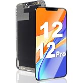 LMQ for iPhone 12/12 Pro Screen Replacement 6.1 inch LCD | 3D Touch Screen Digitizer Display Assembly, with Waterproof Adhesive , No Tools