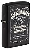 Zippo Jack Daniels Texture Black Matte Pocket