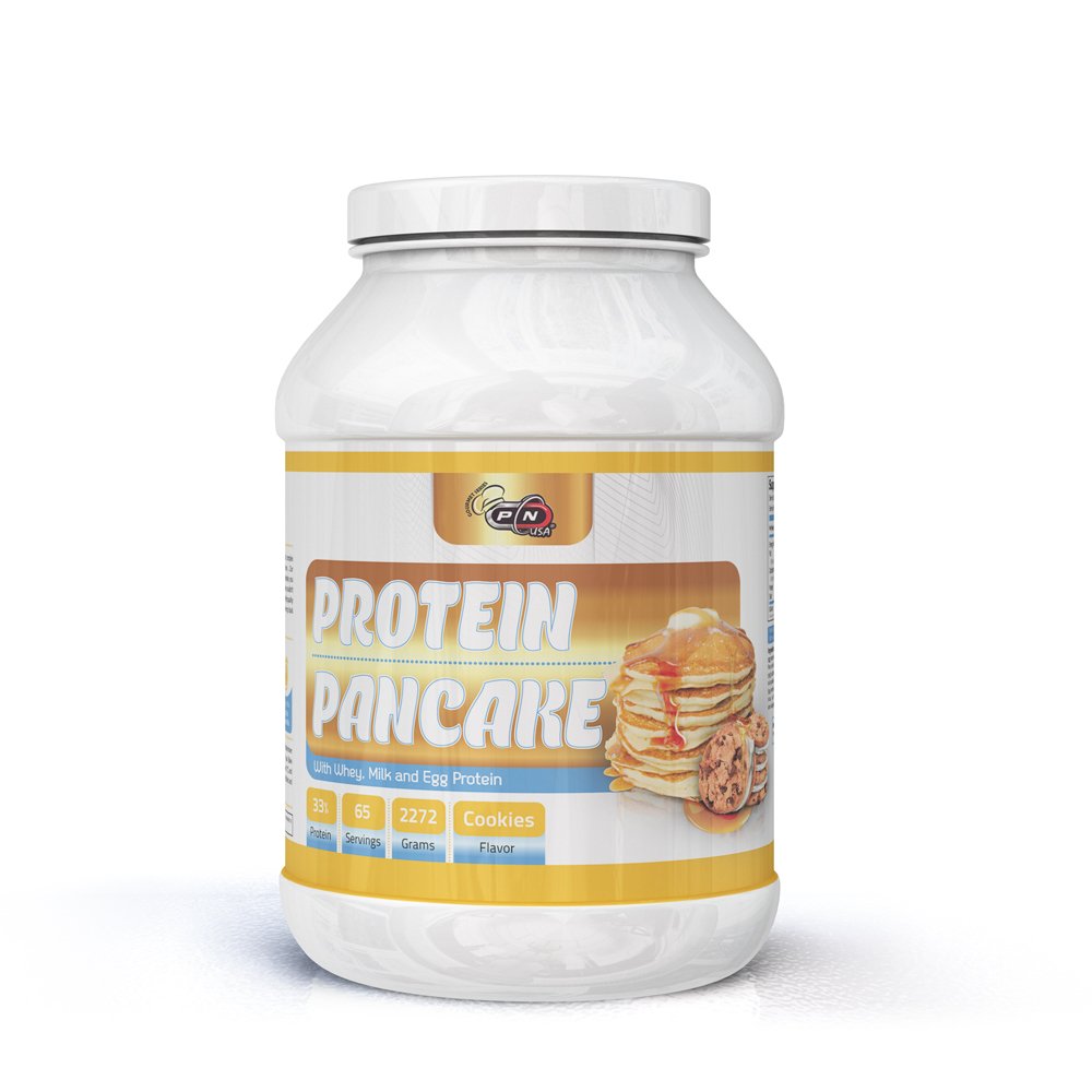 Pure Nutrition High PROTEIN PANCAKE Mix Powder Shake|13 26 65 Servings|Low Carb Sugar 33% Whey Egg Milk Protein Blend|Oats Complex Carbohydrates|Delicious Breakfast Easy Prep|Lean Muscle Building Diet