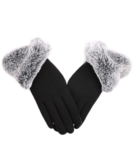 Guantes Térmicos De Terciopelo Para Mujer, Manoplas Cálidas Y Gruesas