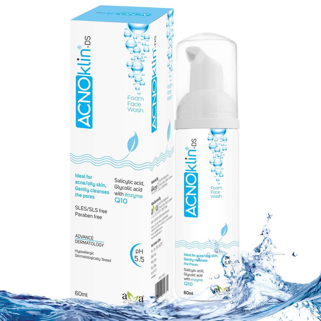acnoklin ds face wash