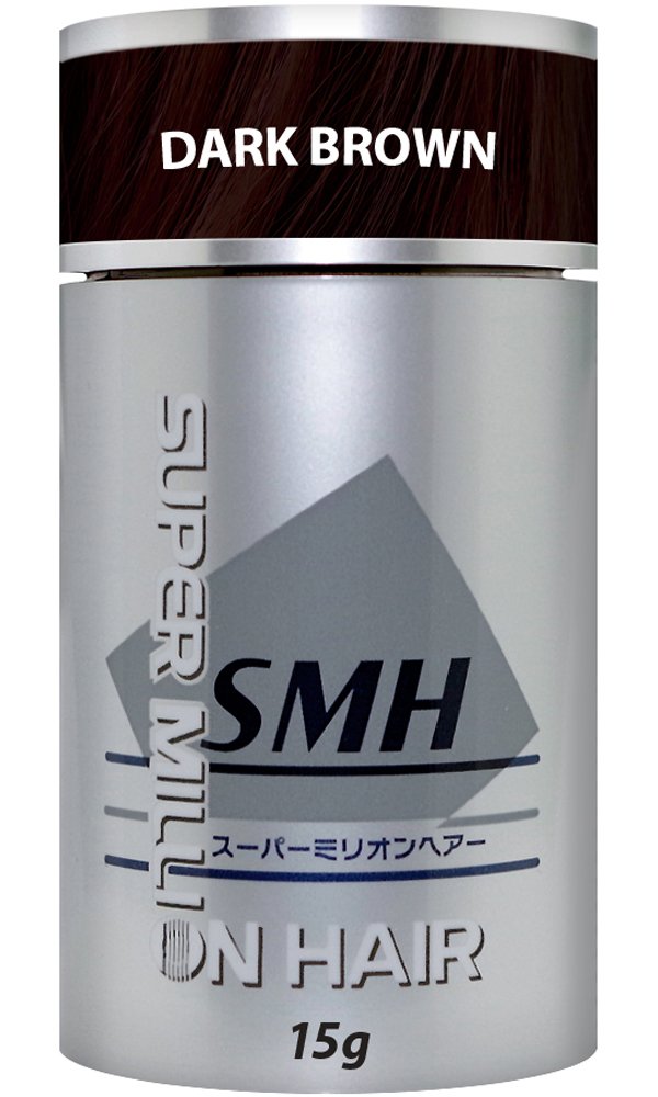 Super Million Hair 1 x 15g Hair Building Fibres - No.2 Dark Brown
