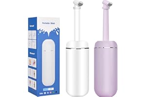 Wrdlosy Portable Bidet 2PCS Peri Bottle, Travel Bidet, 12.85OZ Handheld Bidet Portable Bidet for Women, Peri Bottle for Postpartum Care, Peri Bottle Portable Bidet for Travel (Purple, Large)