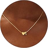 Eioi & Lmnm Valentines Day gifts for Kids teen girls her, gift for teenage girls 8-12 deals heart A-Z Pendant Necklace Dainty Letter Necklaces teen girl gifts trendy stuff