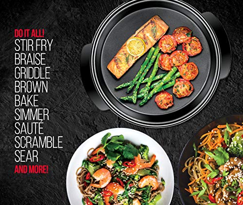 image for Chefman Electric Skillet - 12 Inch Round Frying Pan With Non Stick Coa