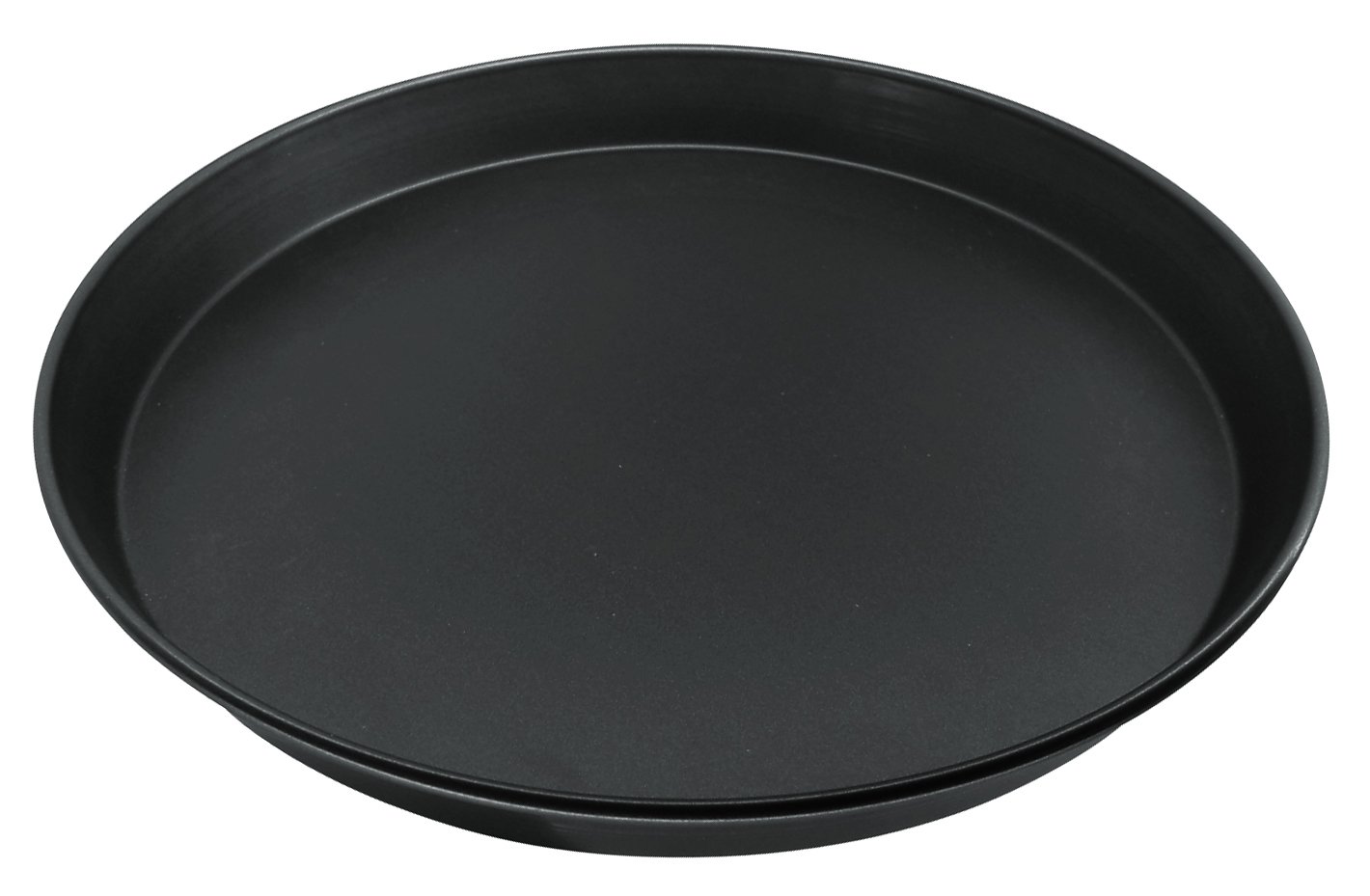 Zenker Baking Tray Round Diameter 30 cm Pure Pizza and Pie Tray (Colour: Black), Quantity: 1 Piece