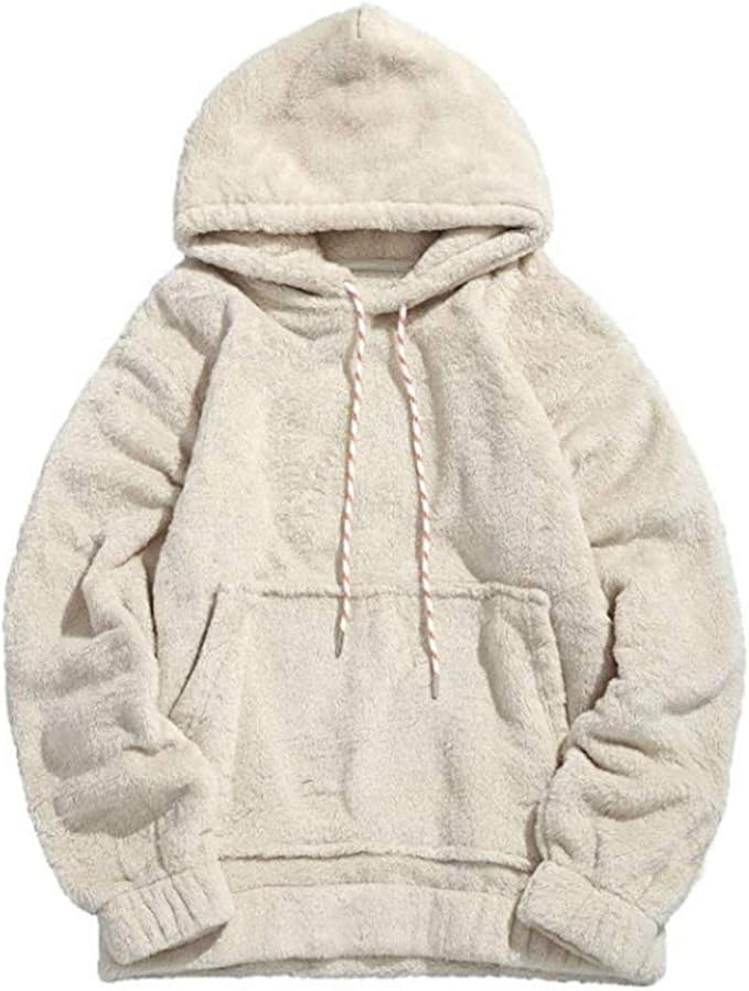 sherpa pullover hoodie men