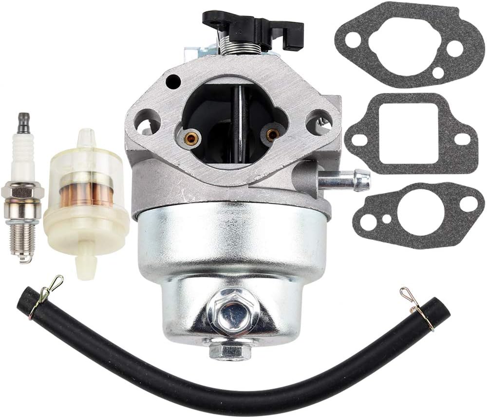 Kizut GCV160 Carburetor with Spark Plug Fuel Filter for GCV160LE HRT216 HRR216 HRS216 HRZ216 Lawn Mower Replaces 16100-Z0L-023 16100-Z0L-003 16100-Z0L-013
