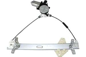 JC Whitney Window Regulator Compatible with 2003-2007 Honda Accord Coupe, for Models with Anti-Pinch Protection Front, Driver Side JH462902