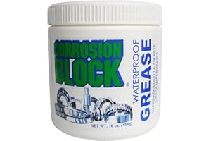 LEAR CHEMICALS Corrosion Block High Performance Waterproof Grease - 16oz Tub - Non-Hazmat, Non-Flammable & Non-Toxic