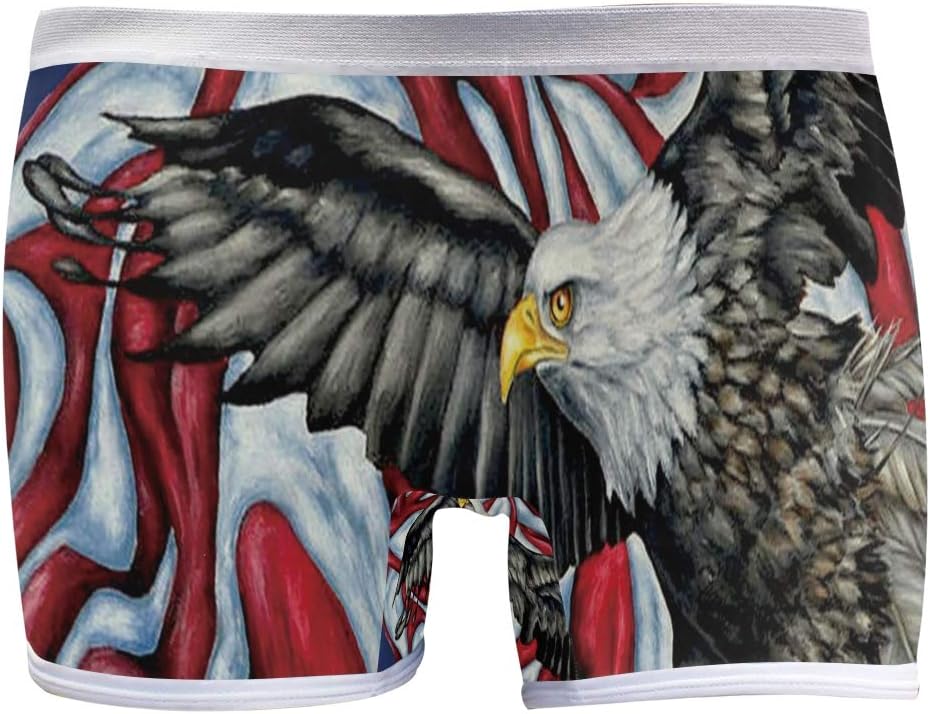 Ainans Women's Seamless Boyshort Panties Colorado Landscapes Fish Flag Underwear Stretch Boxer Briefs