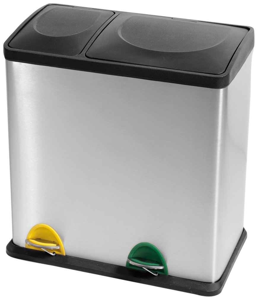 Brabantia Bo Touch Bin Pattumiera Metallo Bianco 11 e 23 Litri