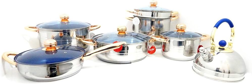 Bateria De Cocina Kuche Classy 13 Pz Acero Amazon Com Mx Hogar