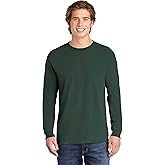 Comfort Colors Adult Long Sleeve Tee, Style 6014 (Small, Blue Spruce)