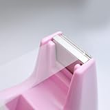 Rapesco 1487 500 Heavy Duty Tape Dispenser Candy Pink 2 Rolls 25mm view 5