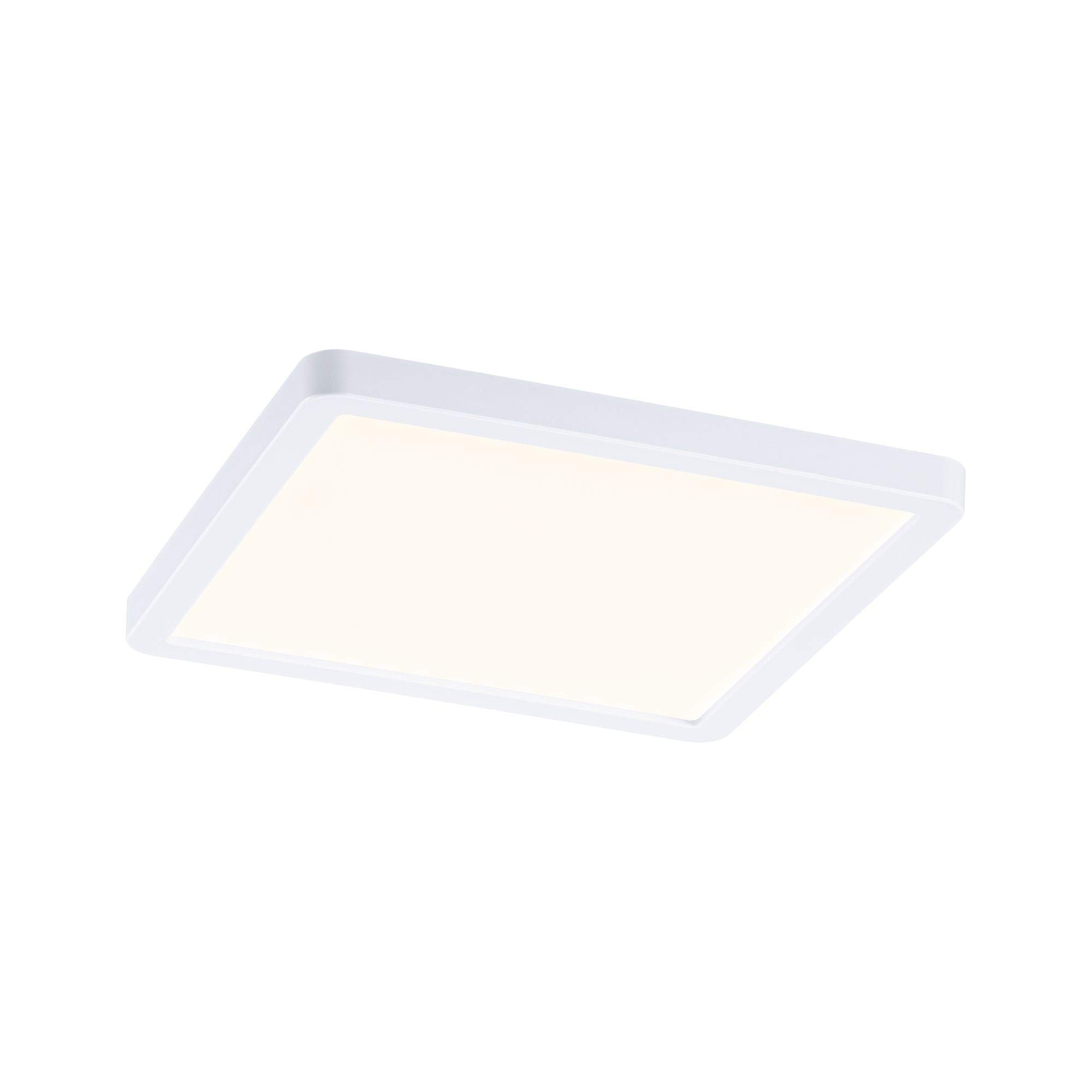 Paulmann 93053 Areo VariFit LED Panel recessed luminaire IP44 3-Step dim 175x175mm Rectangular incl. 1x13W dimmable White Plastic 3000K