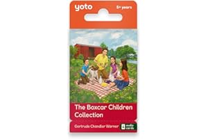 Yoto The Boxcar Children Collection – 4 Kids Audio Cards for Use with Player & Mini All-in-1 Audio Player, Screen-Free Listen