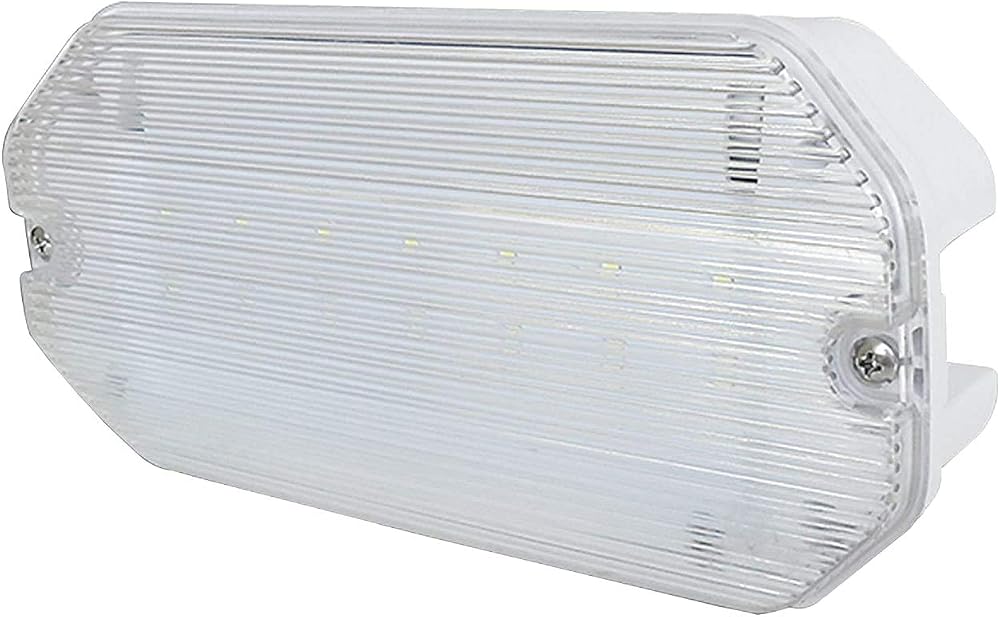 Eterna YESSS Compact Emergency LED Bulkhead Light Multi Legend Pack 16m Viewing