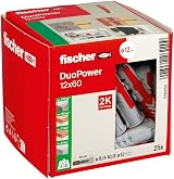 fischer DuoPower 12 x 60 Plug 25 Pieces Powerful Universal Plug