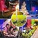 2pcs Garden Solar Lights Outdoor Solar Acrylic Bubble RGB Color Changing Solar Powered Garden Stake Lights for Garden Patio Backyard Pathway Decoration