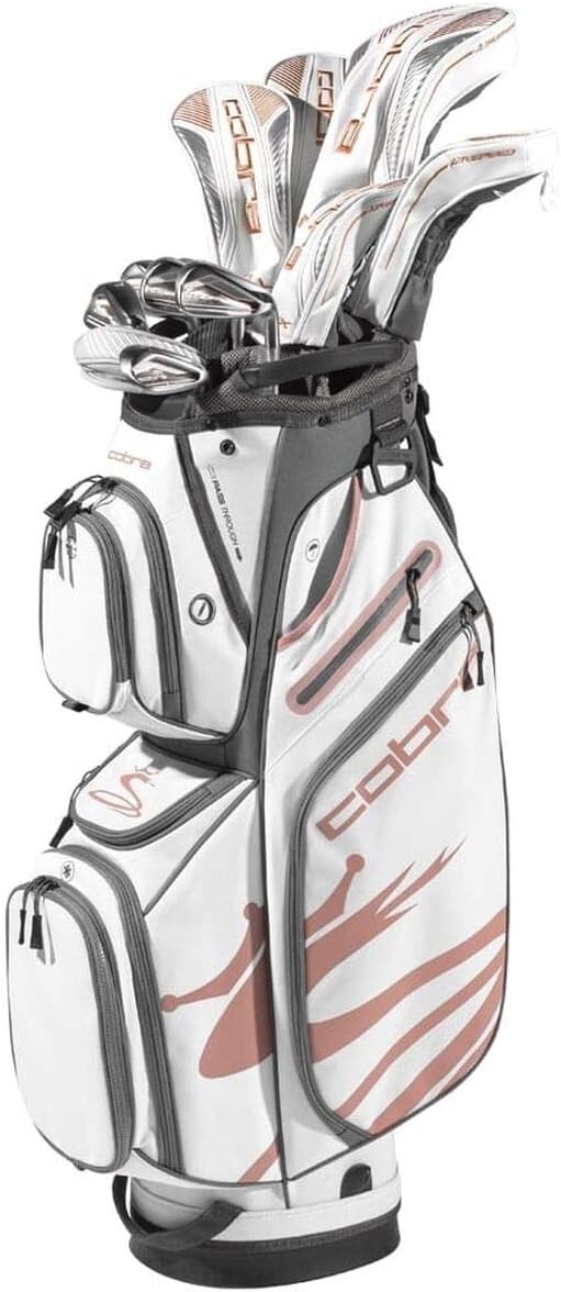Cobra Golf Women's F-Max Airspeed Complete Package Set New 2020 White-Copper