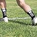 Custom Team Number Crew Socks | Athletic Socks by ChalkTalkSPORTS | Black | 20