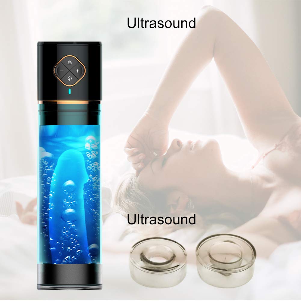 Penispumpen,SPA-Trainingspumpen, Vakuumpumpen Elektrische Sexspielzeug Stimulation Trainer und Langlebiger Penisvergrößerung Vagina Eingang für Männer Penis Hydraulikpumpen