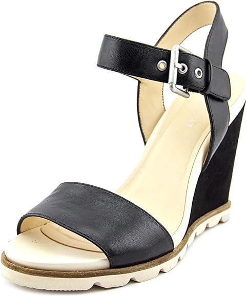 nine west black wedges