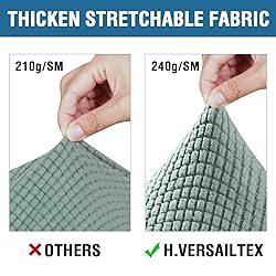 H.VERSAILTEX 3 Piece Stretch Sofa Covers for 2