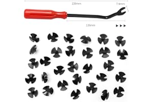 Anxingo 30 Pcs Hood Insulation Retainers Nylon Clips 4878883AA Replacement for Chrysler Jeep Dodge Ram