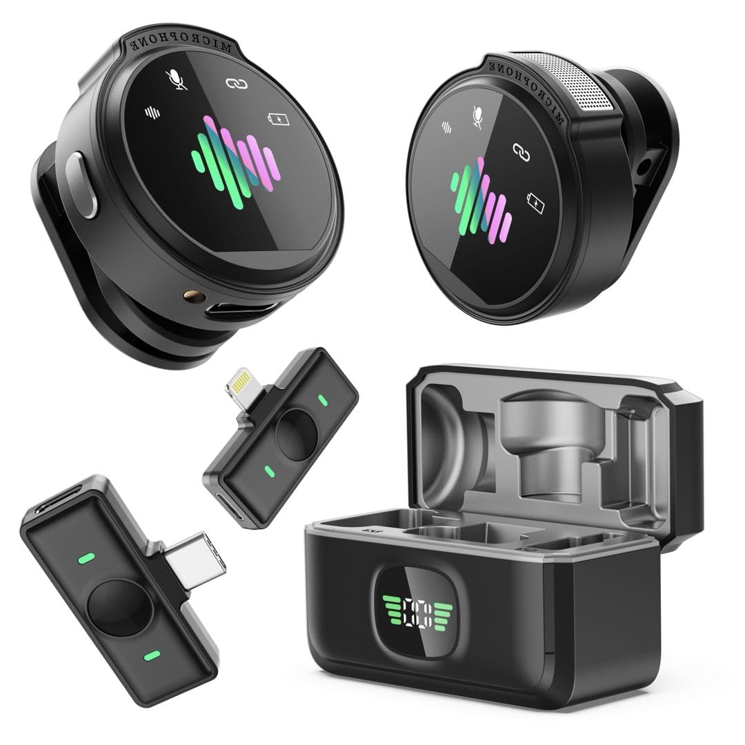 LID LIRDDY Mini Wireless Lavalier Mic - 48H Noise