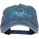 Hawaii Aloha State Embroidered Cap