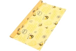 Reusable Beeswax Wraps for Food, 39" x 13" Beeswax Food Wrapping Paper, Washable Food Storage for Sandwich, Bread, Fruit