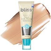 Bliss Block Star SPF 30 Daily Tinted Mineral Sunscreen with Zinc Oxide - All Skin Tones - 100% Mineral Broad Spectrum Sunscreen with Titanium Dioxide & Antioxidant Blend- 1.4 fl oz.