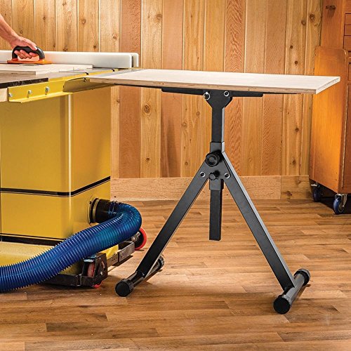 Rockler HeavyDuty Fliptop Roller Stand with Outfeed Table Kit