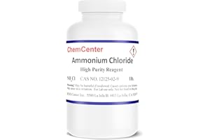 CHEMCENTER Ammonium Chloride, High Purity, 1lb. (16 oz.).