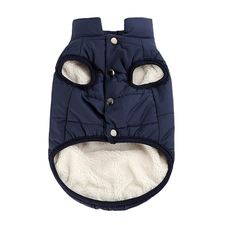 PanDaDa Winddichte Haustierhund Welpen Weste Jacke HaustierKleidung Warm Winter Mäntel Jacken Kostüme Kleider für kleinen Hun