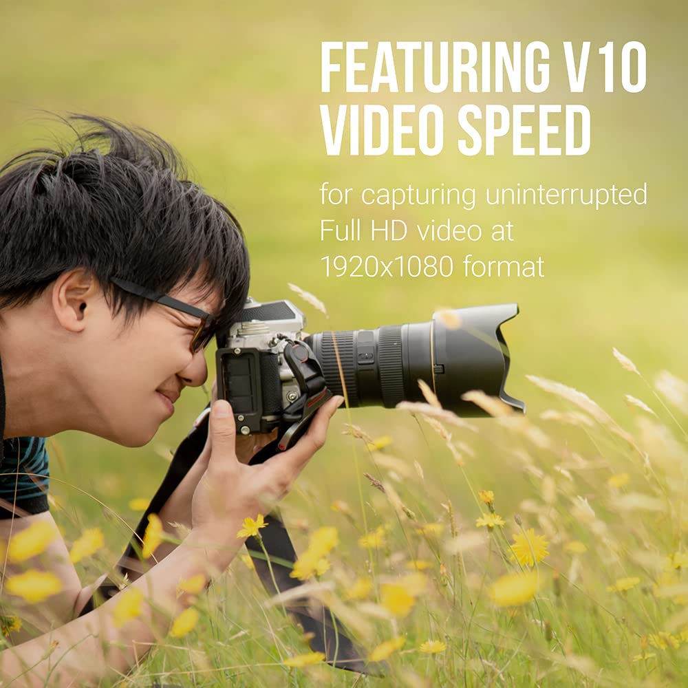 PNY 64GB Elite Class 10 U1 V10 SDXC Flash Memory Card - 100MB/s Read, Class 10, U1, V10, Full HD, UHS-I, Full Size SD (P-SD64GX3U1100EL-MP) (Pack of 3)