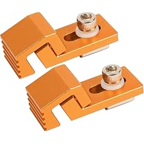 LUNYEE 2PCS Mini Hold Down Clamp Kit, CNC Router Clamp for Woodworking and Metalworking, Compatible with 3018 CNC Router Machine, 3018 Pro Max/ 3018-Pro Ultra, 2.5''Lx 0.8''Wx 2.4''H