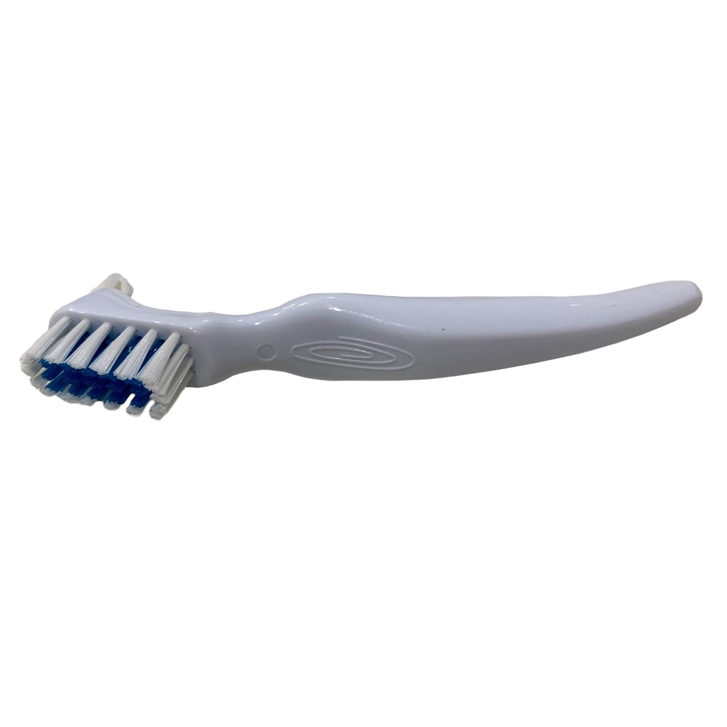 Denture Cleaner Brushes - Dual Sided Toothbrush with Ergonomic Rubber Handle for Dental Denture Care - Cleaning Brush Set 3-Pack FREE Eyeglass Pouch : Beauty